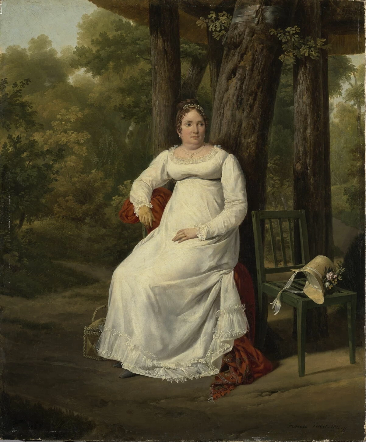  Émile Jean Horace Vernet-226-Portrait de madame Jousserand - Louvre, Parigi 